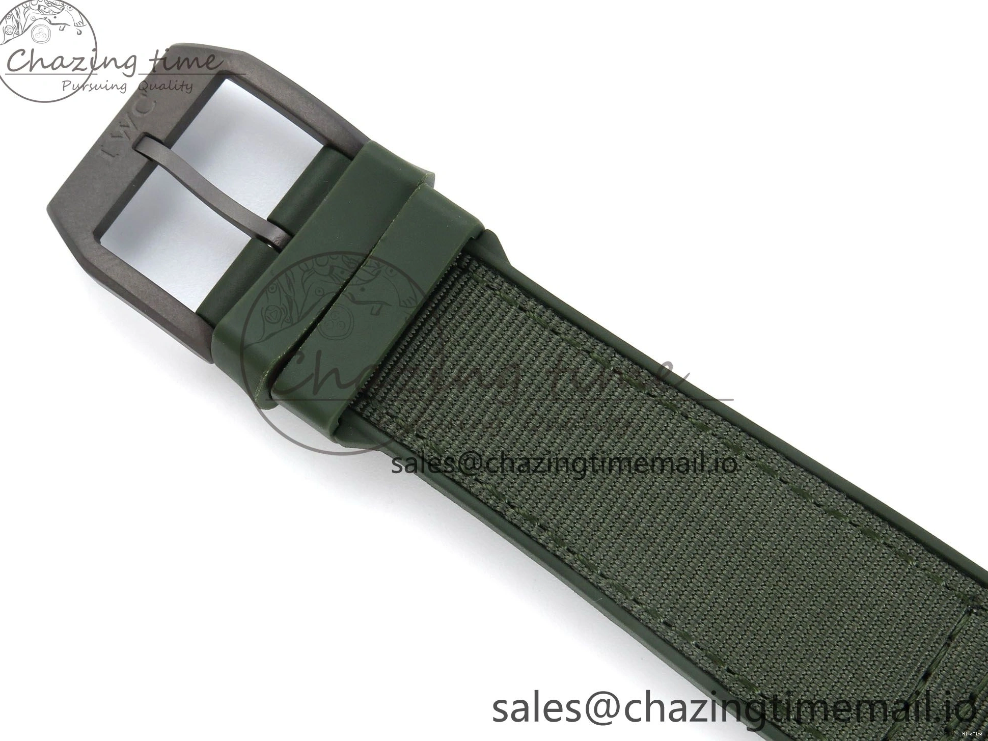 MIROTIME 0117 Big Pilot IW329802 M+F 1:1 Best Edition Green Dial on Green Nylon Strap MY Unique 7002